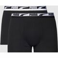 Boxers de Homem Puma Multi Logo Preto 2 Unidades 2XL