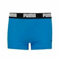 Calções de Banho Boxer para Meninos Puma Swim Logo Azul 5-6 Anos