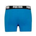 Calções de Banho Boxer para Meninos Puma Swim Logo Azul 9-10 Anos