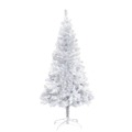 Árvore de Natal Artificial com Suporte 152 cm Pet Prateado