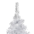 Árvore de Natal Artificial com Suporte 215 cm Pet Prateado