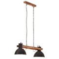 Candeeiro Suspenso Industrial 25 W 109 cm E27 Preto