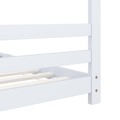 Estrutura de Cama para Crianças 90x200 cm Pinho Maciço Branco