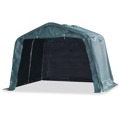 Tenda para Gado Removível Pvc 550 G/m² 3,3x3,2 M Verde Escuro