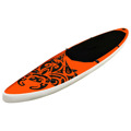 Conjunto Prancha de Paddle Sup Insuflável 305x76x15 cm Laranja