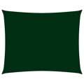 Para-sol Vela Tecido Oxford Retangular 3x4 M Verde-escuro