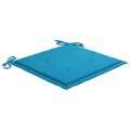 Almofadões P/ Cadeiras Jardim 2 pcs 40x40x4 cm Tecido Azul