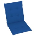 Almofadões para Cadeiras de Jardim 2 pcs 100x50x4 cm Azul Real