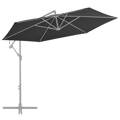 Tecido de Substituição P/ Guarda-sol Cantilever 300 cm Preto