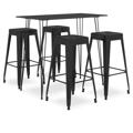 Conjunto de Bar Preto 5 pcs