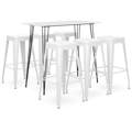 Conjunto de Bar Branco 7 pcs