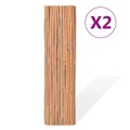 Cercas em Bambu 2 pcs 100x400 cm