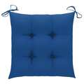 Almofadões de Cadeira 2 pcs 50x50x7 cm Tecido Azul-claro