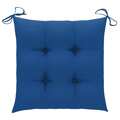 Almofadões de Cadeira 6 pcs 50x50x7 cm Tecido Azul-claro