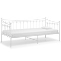 Sofá-cama 90x200 cm Metal Branco