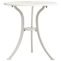 Mesa de Jardim 62x62x65 cm Alumínio Fundido Branco