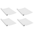 Autocolante para Porta 4 pcs 210x90 cm Pvc Cor Madeira Branca