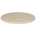 Tampo de Mesa Ø60x2,5 cm Mármore Cor Creme