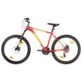 Bicicleta de Montanha 21 Velocidades Roda 27,5" 42 cm Vermelho