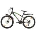 Bicicleta de Montanha 21 Velocidades Roda 26" 36 cm Preto