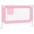 Barra de Segurança P/ Cama Infantil Tecido 100x25 cm Rosa