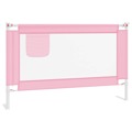 Barra de Segurança P/ Cama Infantil Tecido 120x25 cm Rosa