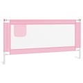 Barra de Segurança P/ Cama Infantil Tecido 180x25 cm Rosa