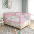 Barra de Segurança P/ Cama Infantil Tecido 180x25 cm Rosa