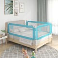 Barra de Segurança P/ Cama Infantil Tecido 140x25 cm Azul