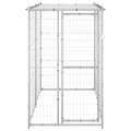 Canil de Exterior com Telhado 110x220x180 cm Aço Galvanizado