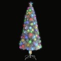 Árvore de Natal Artificial C/ Leds 210 cm Fibra ótica Branco