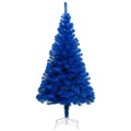 Árvore  de Natal Artificial com Suporte 240 cm Pvc Azul