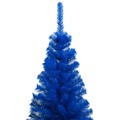 Árvore  de Natal Artificial com Suporte 240 cm Pvc Azul