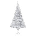 Árvore de Natal Artificial com Suporte 240 cm Pet Prateado
