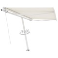 Toldo Automático Independente 350x250 cm Cor Creme