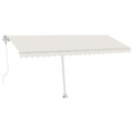 Toldo Automático Independente 500x300 cm Cor Creme