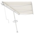 Toldo Automático Independente 600x300 cm Cor Creme