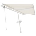 Toldo Automático Independente 500x350 cm Cor Creme