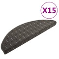 Tapete/carpete para Degraus 15 pcs 56x20 cm Antracite