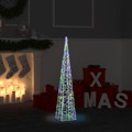 Cone de Iluminação Decorativo C/ Leds Multicor Acrílico 90 cm