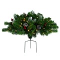 Árvore de Natal Artificial de Exterior 40 cm Pvc Verde