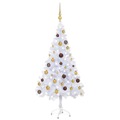 Árvore de Natal Artificial C/ Leds & Bolas 120 cm 230 Ramos