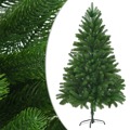 Árvore de Natal Artificial com Luzes LED e Bolas 210 cm Verde