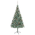 Árvore de Natal Artificial com Luzes Led/bolas/pinhas 210 cm