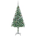 Árvore de Natal Artificial com Luzes Led/bolas/pinhas 180 cm