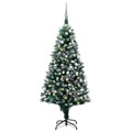 Árvore de Natal Artificial com Luzes Led/bolas/pinhas 180 cm