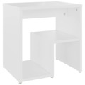 Mesa de Cabeceira 40x30x40 cm Contraplacado Branco