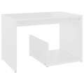 Mesa de Apoio 59x36x38 cm Contraplacado Branco