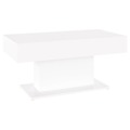 Mesa de Centro 96x50x45 cm Contraplacado Branco