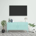 Móvel de Tv Aço 105x35x50 cm Verde-hortelã